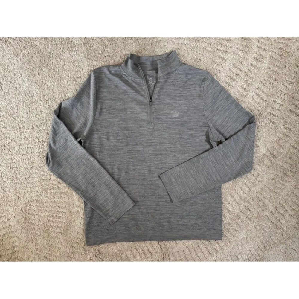 New Balance women’s gray 1/4 zip pullover